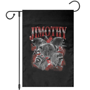 Jimothy Raccoon Garden Flag Vintage 90s Bootleg Rap Style Funny Meme TS10 Black Print Your Wear