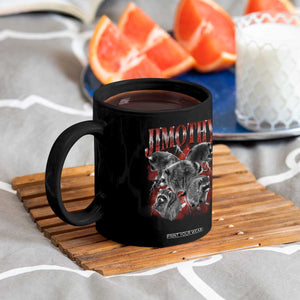 Jimothy Raccoon Coffee Mug Vintage 90s Bootleg Rap Style Funny Meme TS10 Print Your Wear