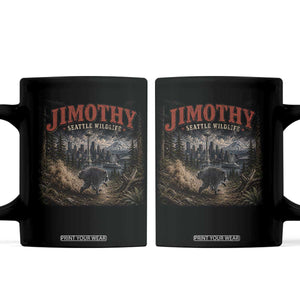 Vintage Jimothy Seattle Wildlife Raccoon Meme Coffee Mug TS10 Black Print Your Wear