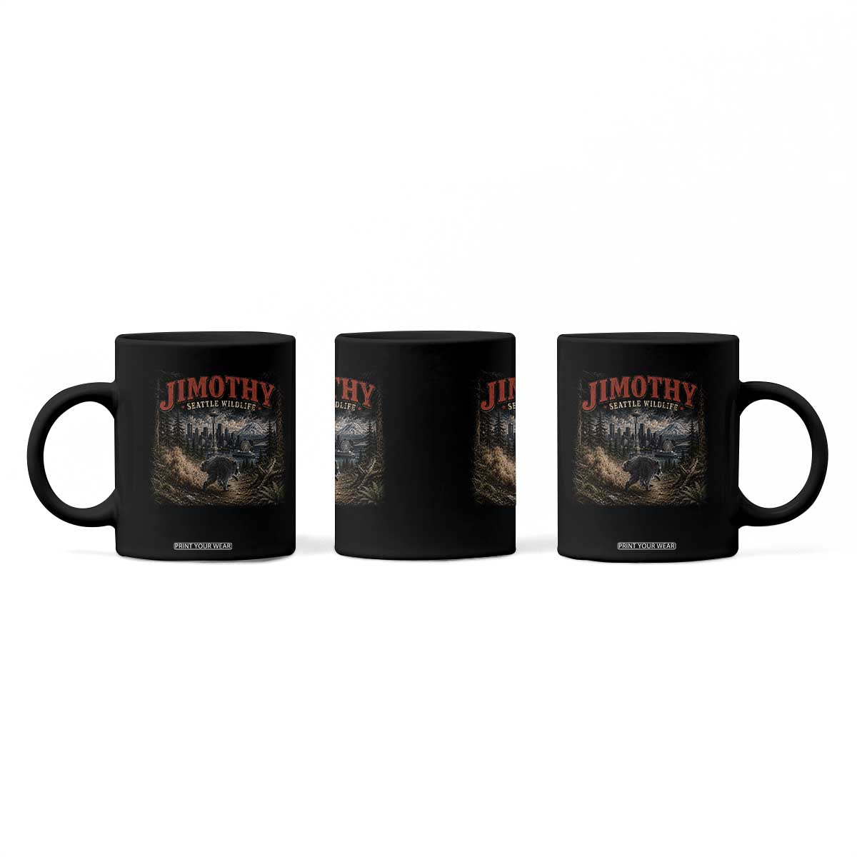 Vintage Jimothy Seattle Wildlife Raccoon Meme Coffee Mug TS10 Print Your Wear