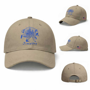Jimothy Viral Raccoon Baseball Cap Funny Trash Panda Wildlife TS10 Baseball Cap Universal Fit Khaki Print Your Wear