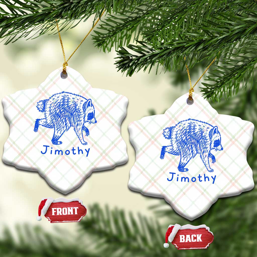 Jimothy Viral Raccoon Ceramic Ornament Funny Trash Panda Wildlife TS10 Print Your Wear