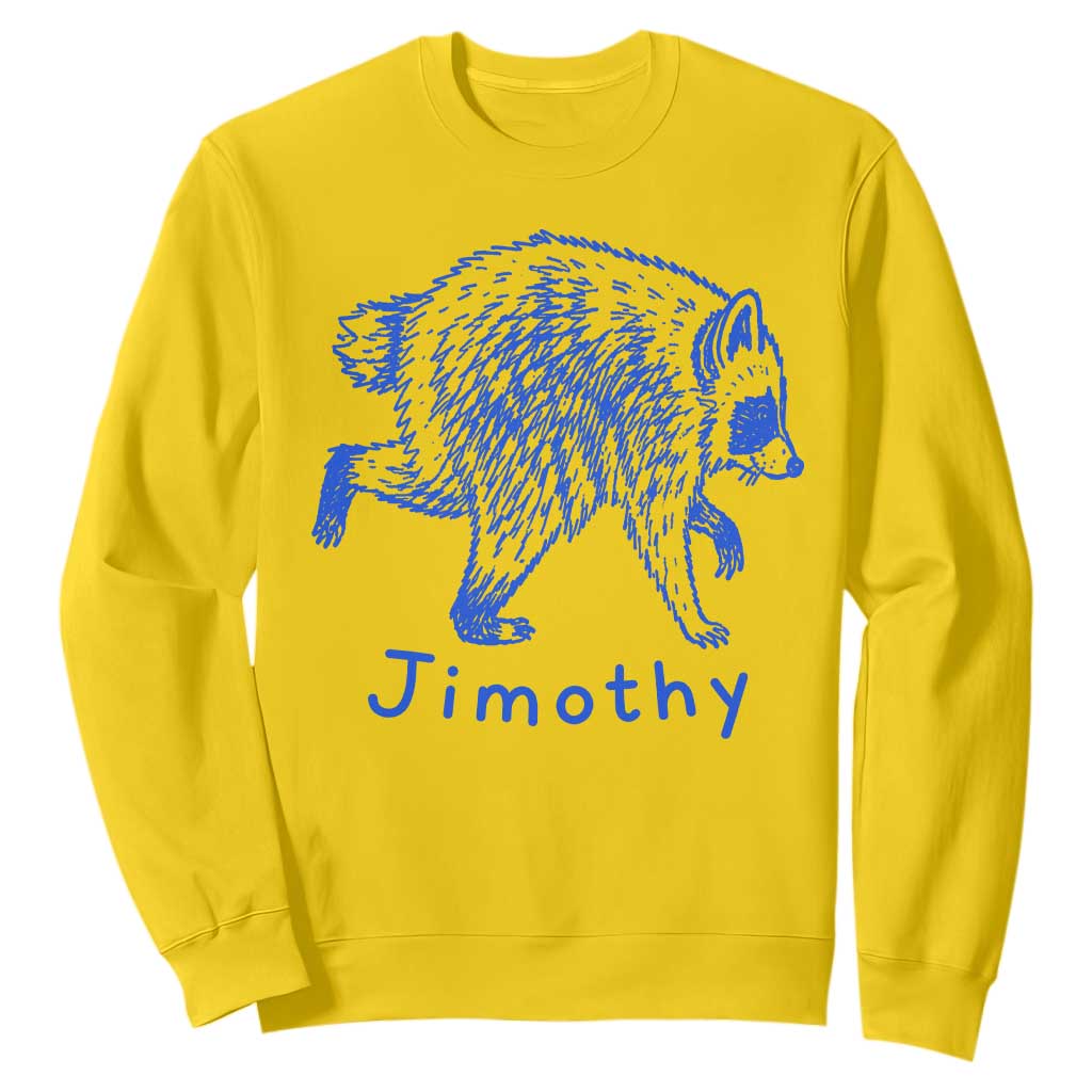 Jimothy Viral Raccoon Sweatshirt Funny Trash Panda Wildlife TS10 Daisy Print Your Wear