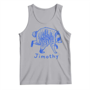 Jimothy Viral Raccoon Tank Top Funny Trash Panda Wildlife TS10 Athletic Heather Print Your Wear