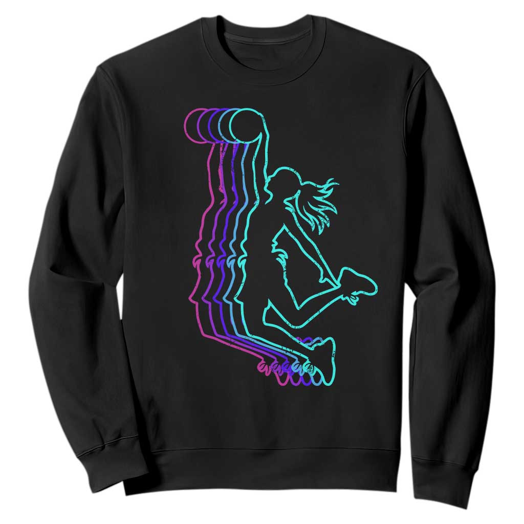 Basketball Girl Sweatshirt Player Slam Dunk Teens Girls TS10 Black Print Your Wear