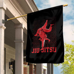 Brazilian Jiu Jitsu Garden Flag BJJ Distressed TS10 Print Your Wear