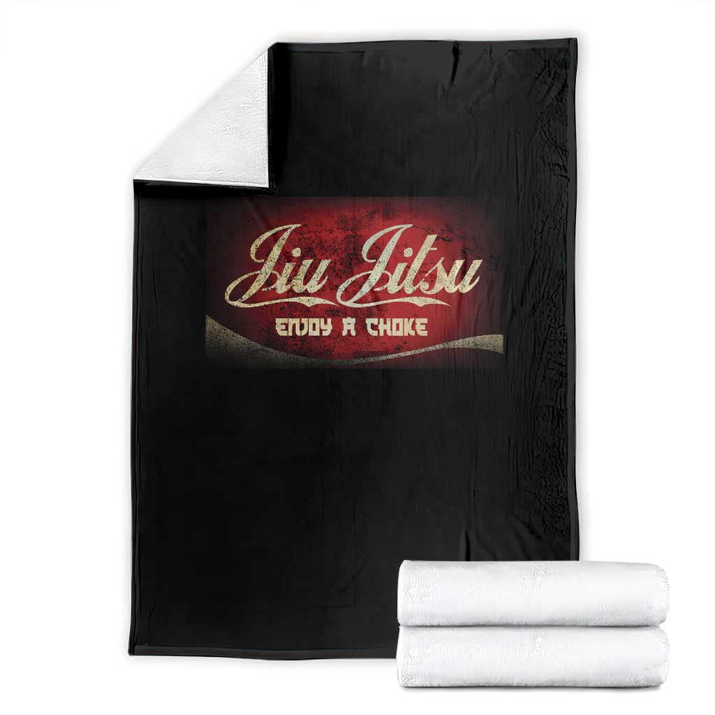Funny Brazilian Jiu Jitsu Throw Blanket BJJ Tactical Hugging Choke Jiujitsu Martial Arts TS10 Black Print Your Wear