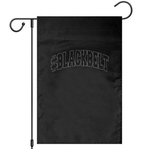 Martial Arts Karate Black Belt Garden Flag Retro Varsity Vintage TS10 Black Print Your Wear