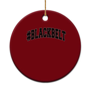 Martial Arts Karate Black Belt Ceramic Ornament Retro Varsity Vintage TS10 1pc Red Print Your Wear