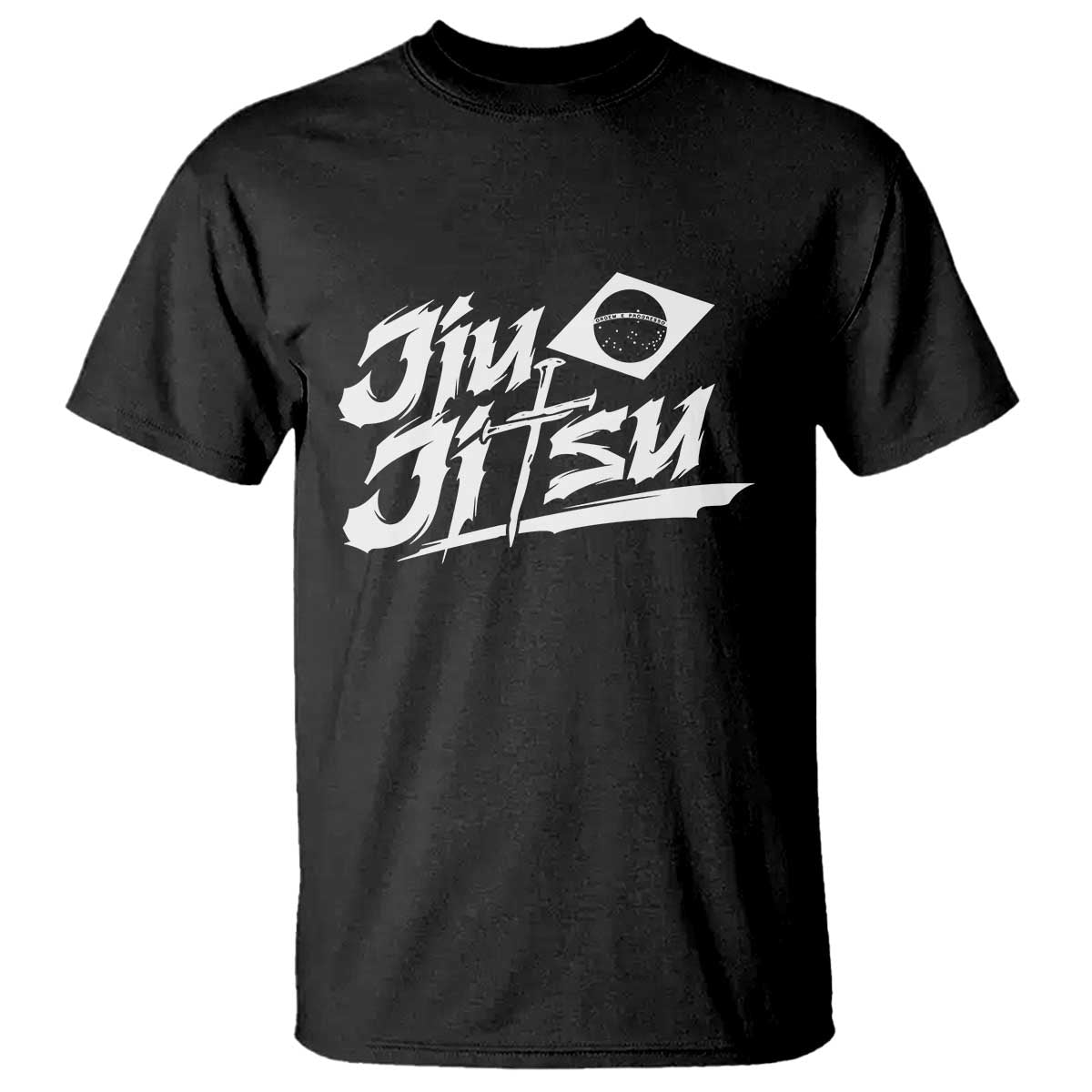 Brazilian Jiu Jitsu T Shirt Christian Cross BJJ Fighter Training Tee for Martial Arts Lovers TS10 Black Print Your Wear