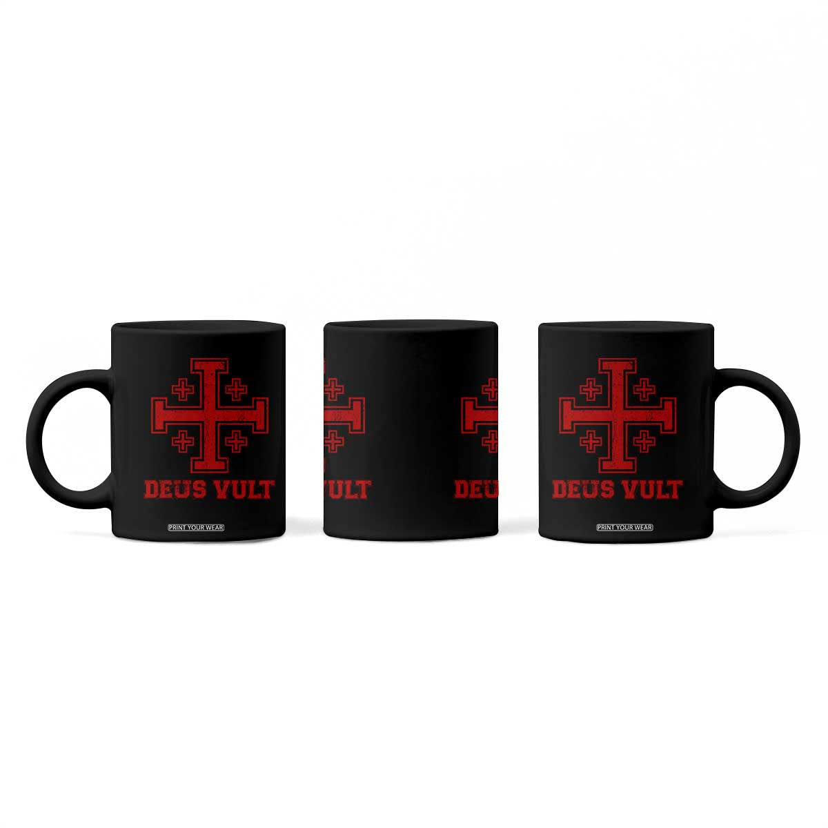 Catholic Knight Templar Crusader Cross Coffee Mug TS10 Print Your Wear