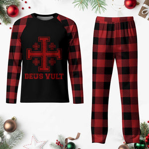 Catholic Knight Templar Crusader Cross Plaid Pajama Set TS10 Buffalo Plaid Print Your Wear
