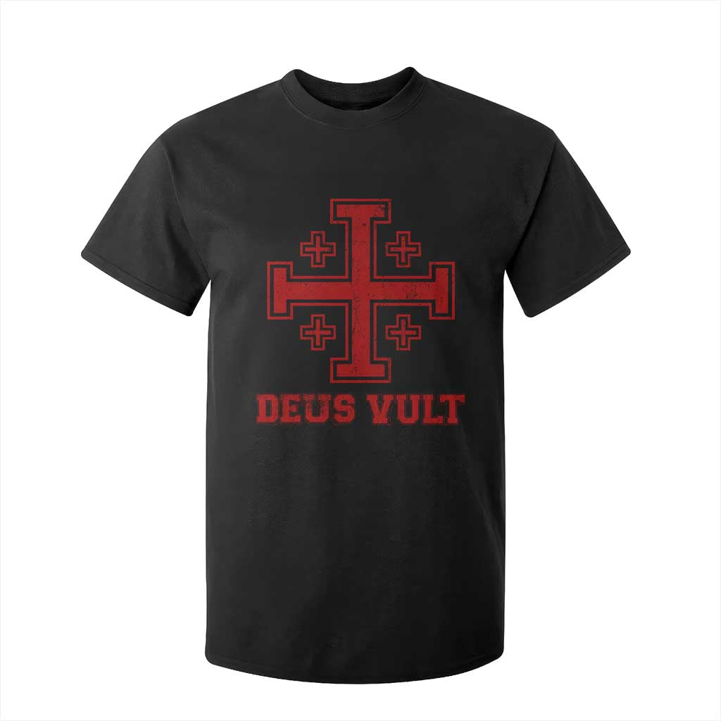 Catholic Knight Templar Crusader Cross T Shirt For Kid TS10 Black Print Your Wear