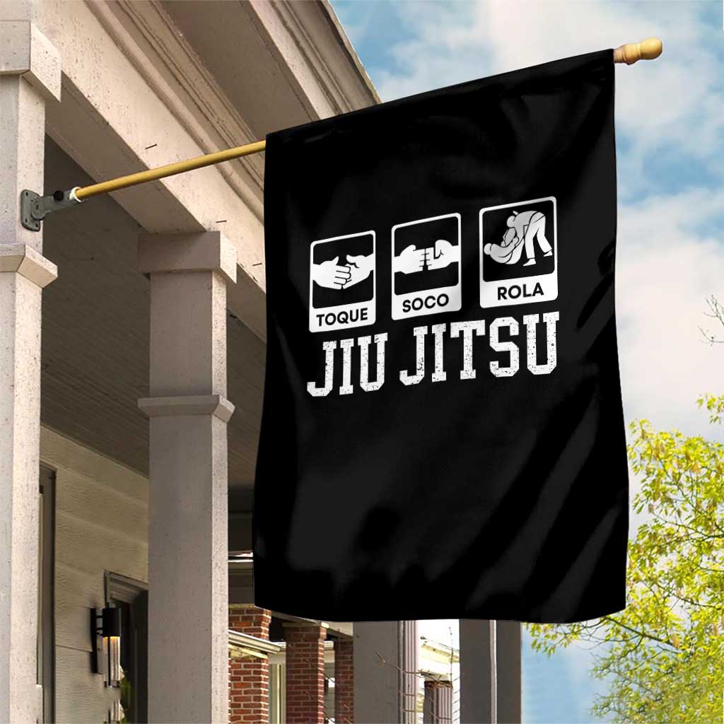 Funny BJJ Garden Flag Toque Soco Rola Brazilian Jiu Jitsu TS10 Print Your Wear