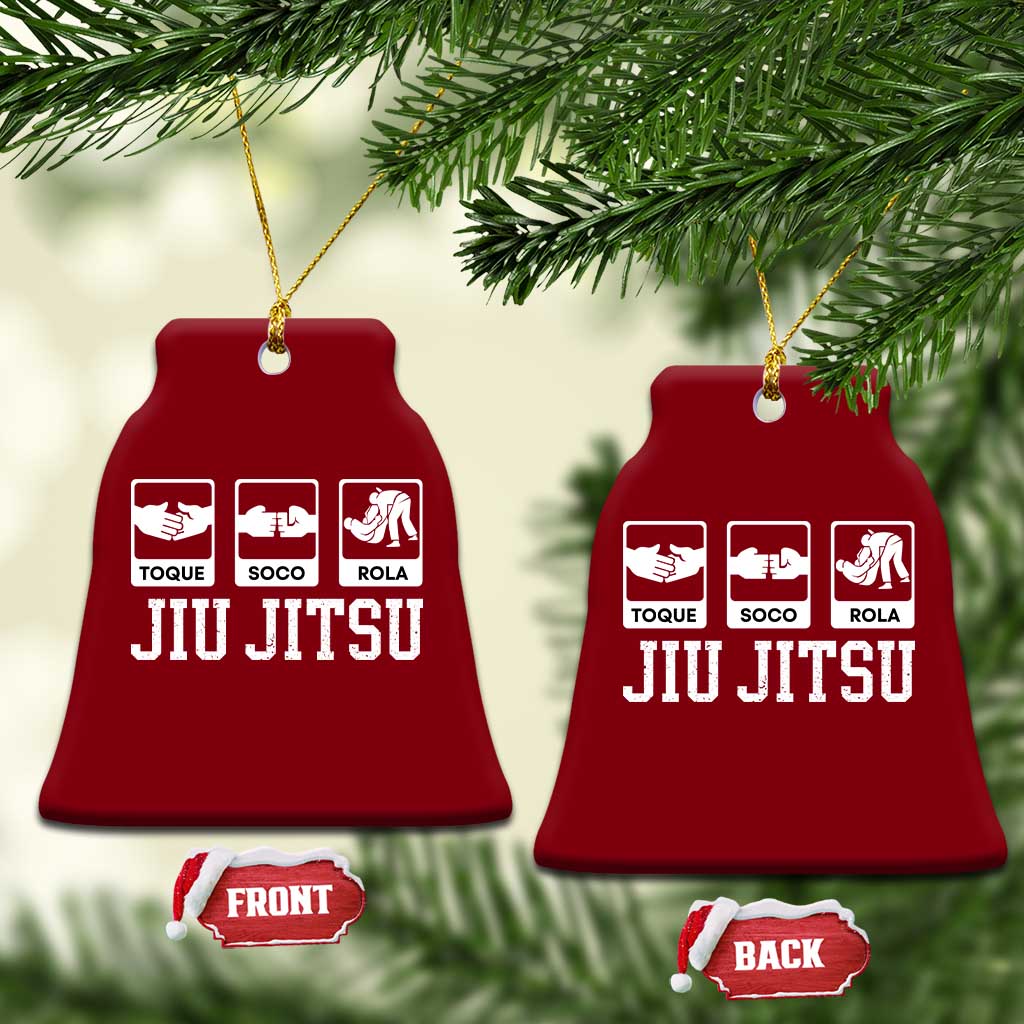 Funny BJJ Ceramic Ornament Toque Soco Rola Brazilian Jiu Jitsu TS10 Print Your Wear
