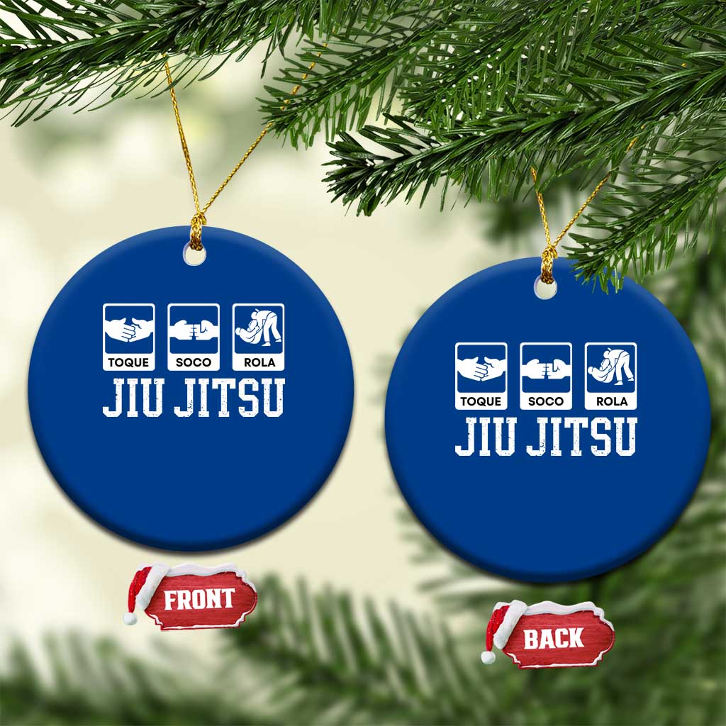 Funny BJJ Ceramic Ornament Toque Soco Rola Brazilian Jiu Jitsu TS10 1pc Blue Print Your Wear