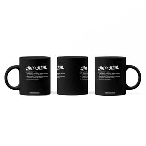 Funny Brazilian Jiu Jitsu Coffee Mug Jiujitsu Definition BJJ TS10 Print Your Wear