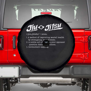 Funny Brazilian Jiu Jitsu Spare Tire Cover Jiujitsu Definition BJJ TS10 Black Print Your Wear