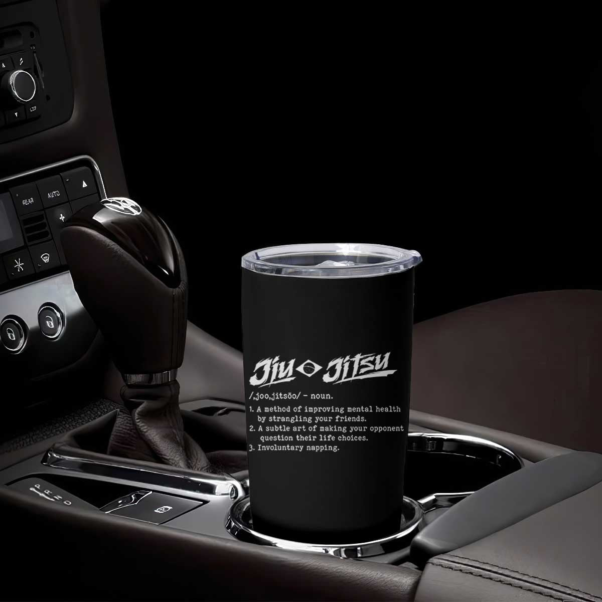 Funny Brazilian Jiu Jitsu Tumbler Cup Jiujitsu Definition BJJ TS10 Print Your Wear