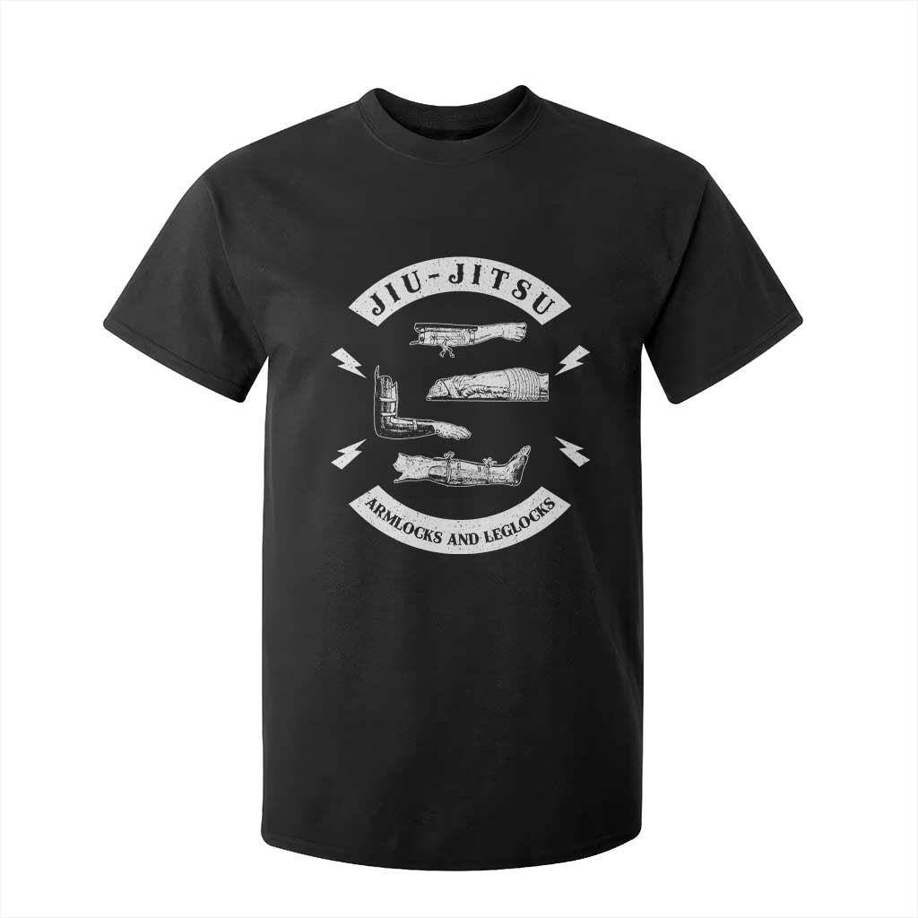 Vintage Jiu Jitsu T Shirt For Kid Armlocks and Leglocks BJJ Grappling Fans TS10 Black Print Your Wear