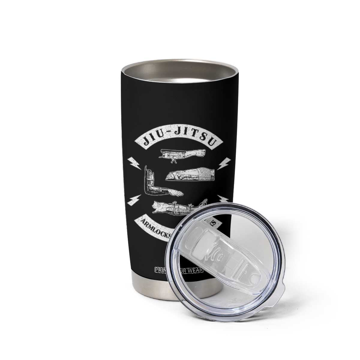 Vintage Jiu Jitsu Tumbler Cup Armlocks and Leglocks BJJ Grappling Fans TS10 Print Your Wear