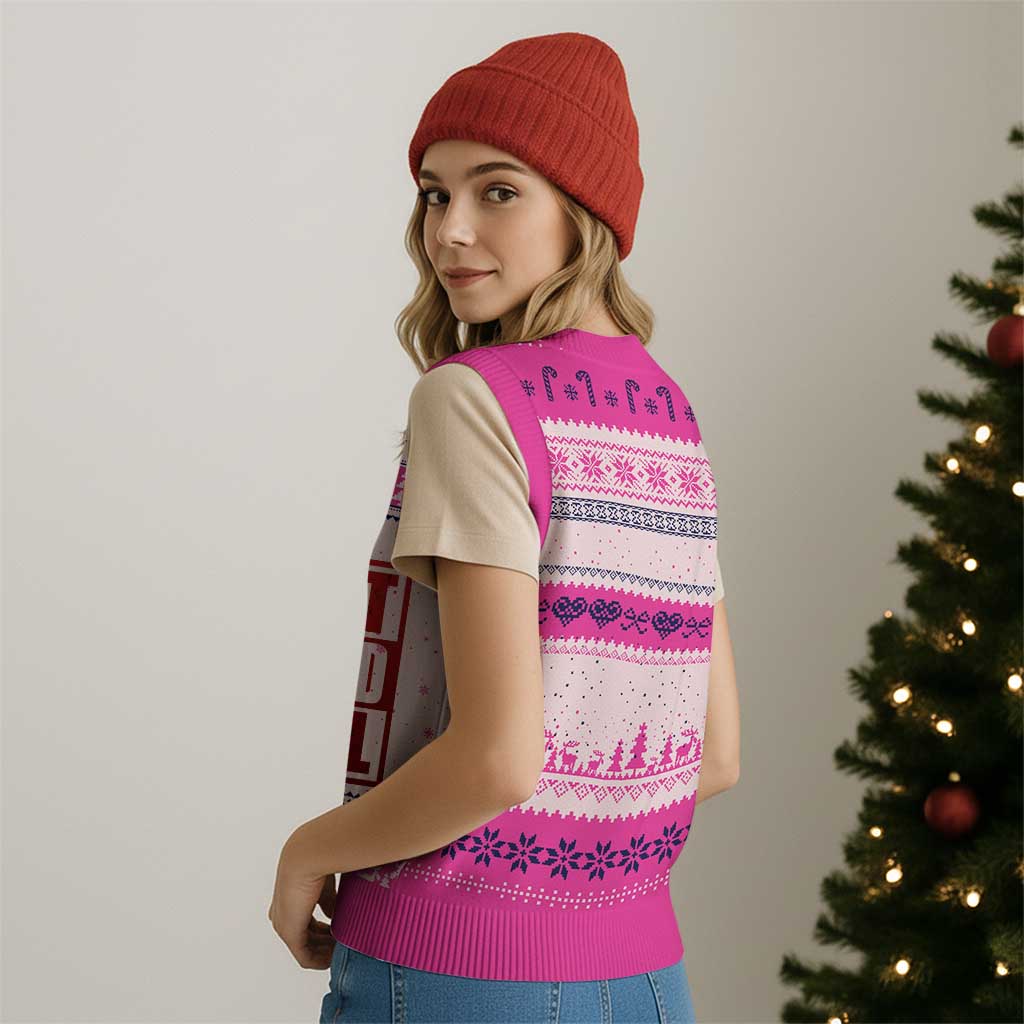 I Just Turned Heel V-Neck Knit Sweater Vest Pro Wrestling Retro Distressed TS10 Print Your Wear