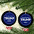 Trump 2024 Christmas Ornament Take American Back Trump Supporter Xmas Gift TS10 Circle Navy Print Your Wear