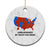 Trump 2024 Christmas Ornament Unburdened by What Has Been Election Map TS10 Print Your Wear