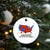 Trump 2024 Christmas Ornament Unburdened by What Has Been Election Map TS10 Print Your Wear