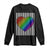 LGBT Pride Long Sleeve Shirt LGBTQ Support Retro Valentines Rainbow Heart TS10 Black Print Your Wear