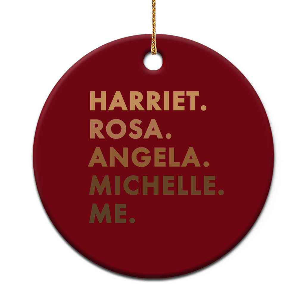 Harriet Rosa Angela Michelle Me Ceramic Ornament Black History Month Feminist Women Leaders TS10 1pc Red Print Your Wear