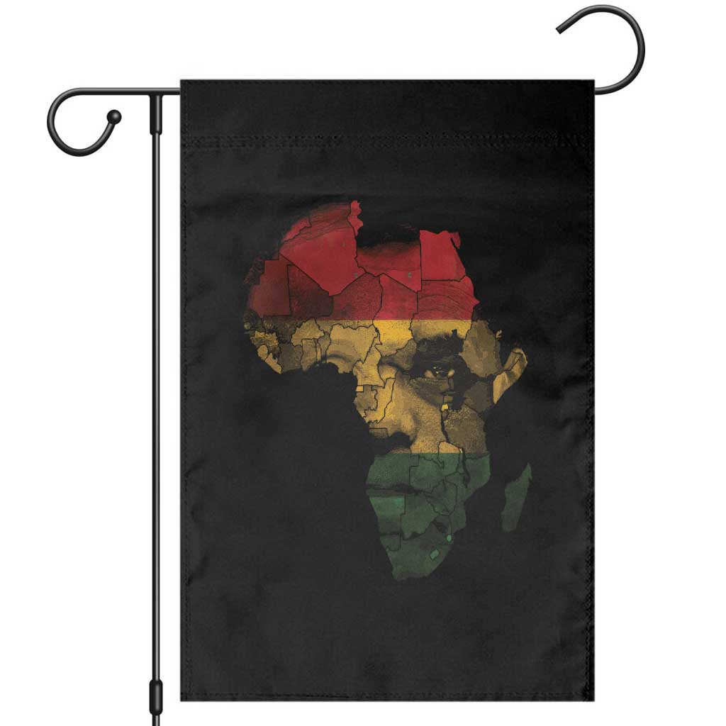 Black History Month Garden Flag Pan African Africa Map Black Pride TS10 Black Print Your Wear