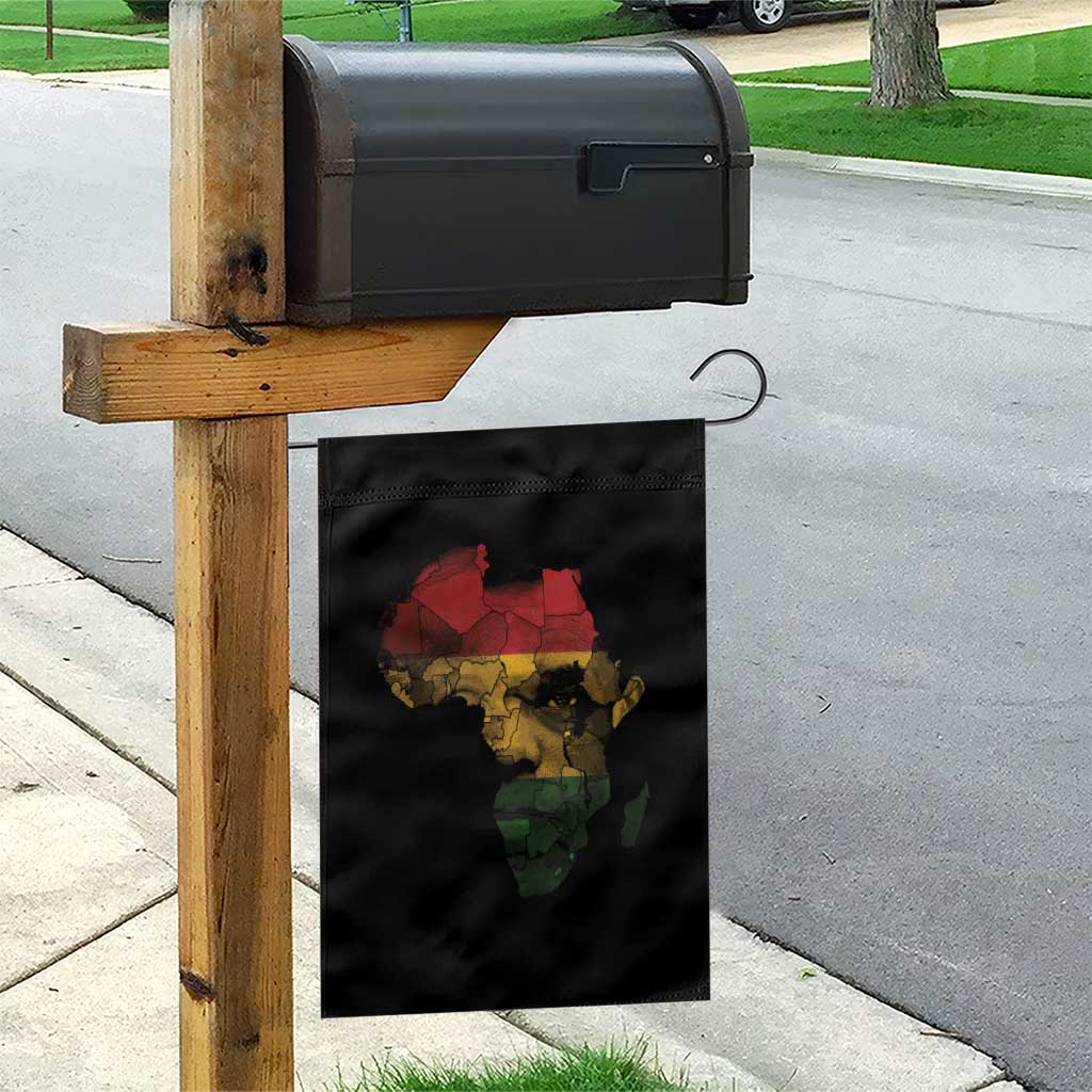 Black History Month Garden Flag Pan African Africa Map Black Pride TS10 Print Your Wear