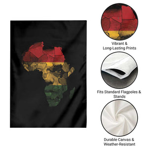Black History Month Garden Flag Pan African Africa Map Black Pride TS10 Print Your Wear