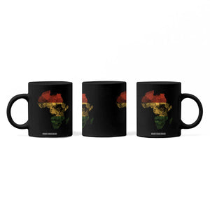 Black History Month Coffee Mug Pan African Africa Map Black Pride TS10 Print Your Wear