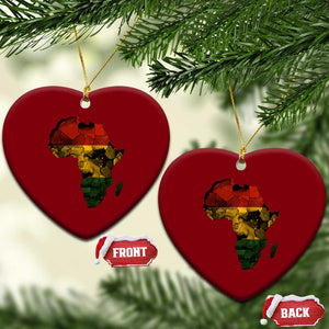 Black History Month Ceramic Ornament Pan African Africa Map Black Pride TS10 Print Your Wear