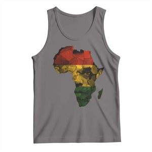 Black History Month Tank Top Pan African Africa Map Black Pride TS10 Deep Heather Print Your Wear