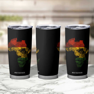 Black History Month Tumbler Cup Pan African Africa Map Black Pride TS10 Print Your Wear