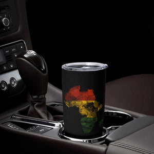 Black History Month Tumbler Cup Pan African Africa Map Black Pride TS10 Print Your Wear