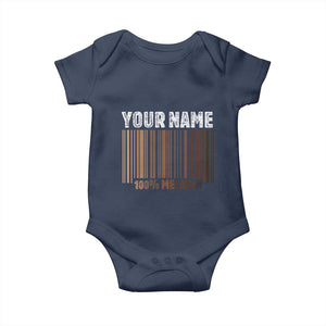 Personalized Gifts Black Pride Baby Onesie Custom Name Melanin BLM African History Gift TS10 Navy Print Your Wear