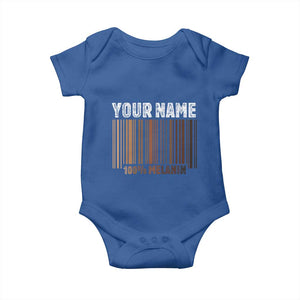 Personalized Gifts Black Pride Baby Onesie Custom Name Melanin BLM African History Gift TS10 Royal Blue Print Your Wear