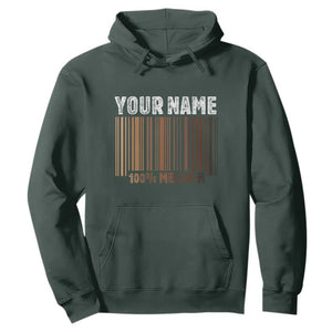 Personalized Gifts Black Pride Hoodie Custom Name Melanin BLM African History Gift TS10 Dark Forest Green Print Your Wear