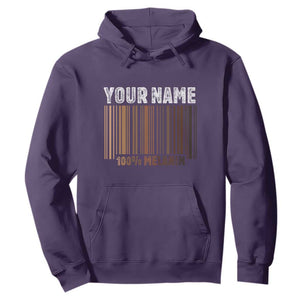 Personalized Gifts Black Pride Hoodie Custom Name Melanin BLM African History Gift TS10 Purple Print Your Wear