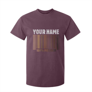 Personalized Gifts Black Pride T Shirt For Kid Custom Name Melanin BLM African History Gift TS10 Maroon Print Your Wear