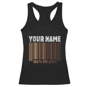 Personalized Gifts Black Pride Racerback Tank Top Custom Name Melanin BLM African History Gift TS10 Black Print Your Wear