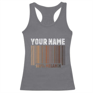 Personalized Gifts Black Pride Racerback Tank Top Custom Name Melanin BLM African History Gift TS10 Charcoal Print Your Wear