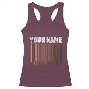 Personalized Gifts Black Pride Racerback Tank Top Custom Name Melanin BLM African History Gift TS10 Maroon Print Your Wear