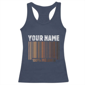 Personalized Gifts Black Pride Racerback Tank Top Custom Name Melanin BLM African History Gift TS10 Navy Print Your Wear