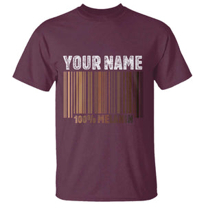 Personalized Gifts Black Pride T Shirt Custom Name Melanin BLM African History Gift TS10 Maroon Print Your Wear