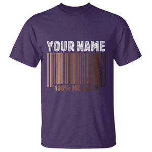 Personalized Gifts Black Pride T Shirt Custom Name Melanin BLM African History Gift TS10 Purple Print Your Wear